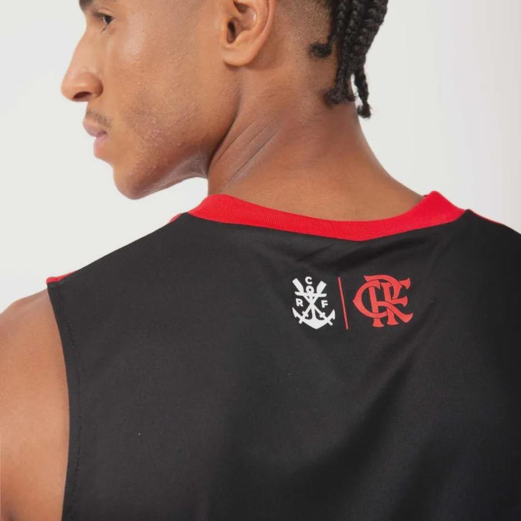 Imagem 3 do produto Camiseta Regata Dupla Face Flamengo Pulso Braziline Masculina