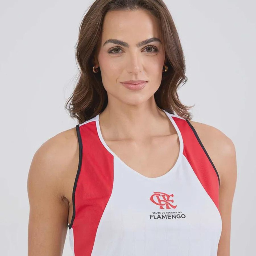 Imagem 2 do produto Camiseta Regata do Flamengo Estalo Braziline Feminina