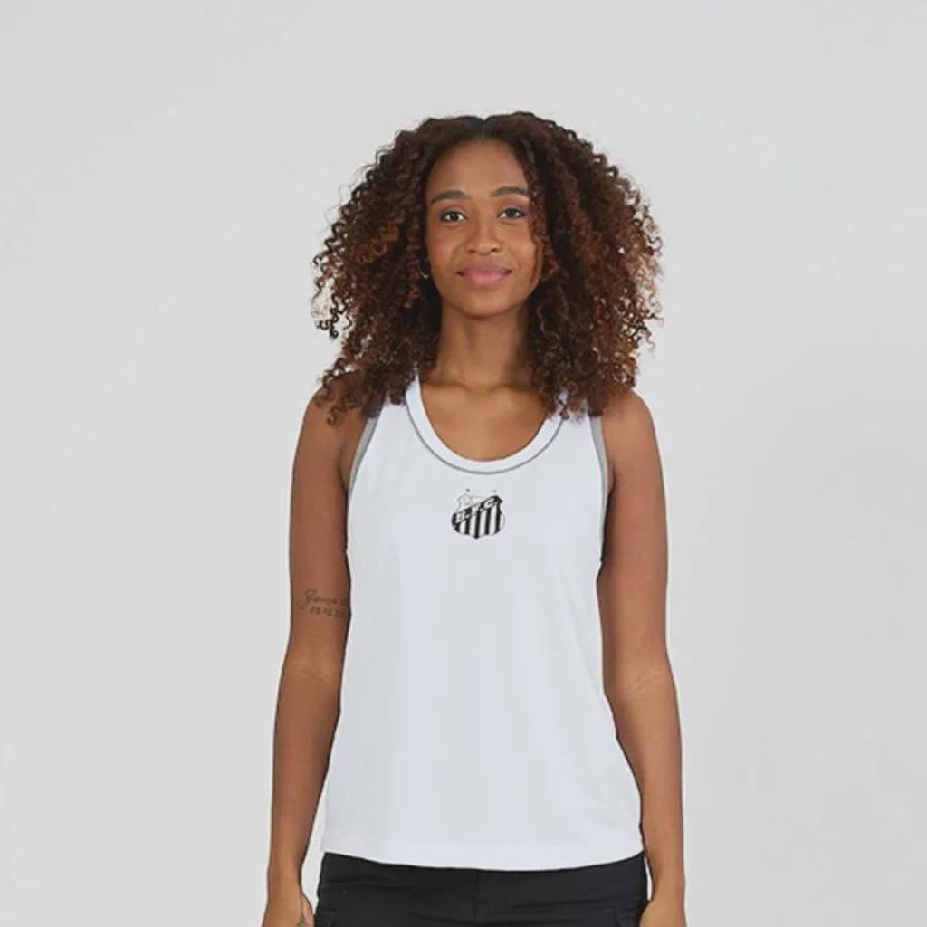 Imagem 1 do produto Camiseta Regata do Santos Batimento Braziline Feminina