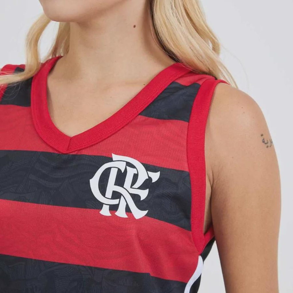 Imagem 2 do produto Camiseta Regata Flamengo Vivaz Braziline Feminina