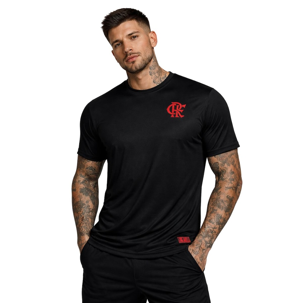 Imagem 1 do produto Camiseta do Flamengo com Logo Gel Masculina