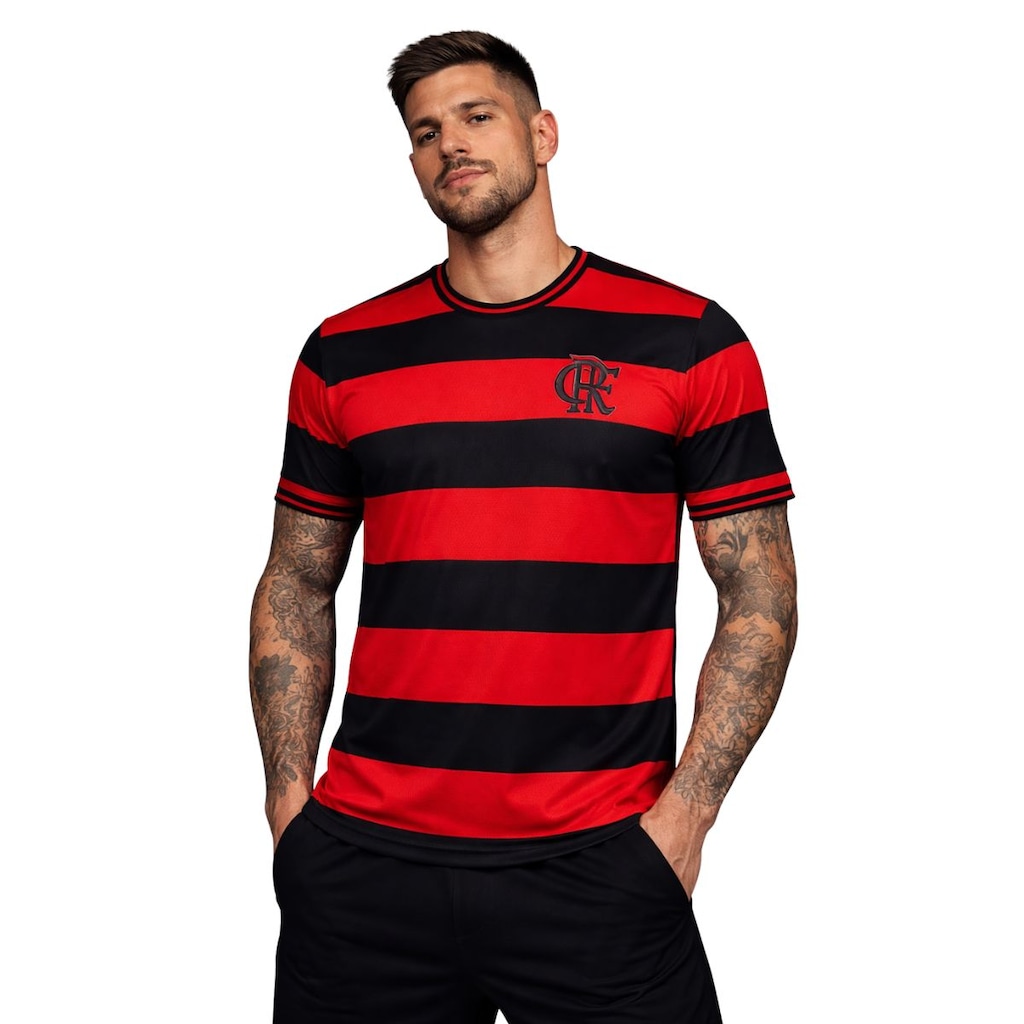 Imagem 1 do produto Camiseta do Flamengo Jacquard - Masculina