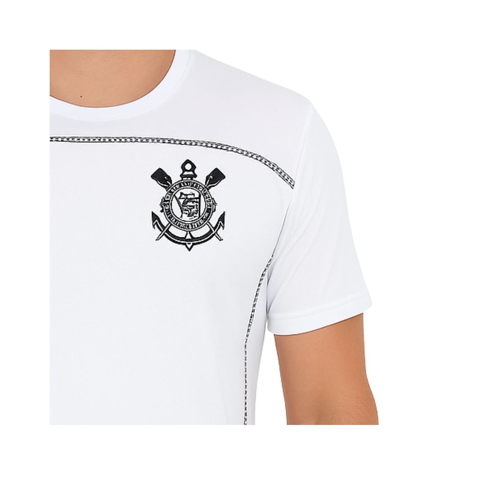 Imagem 3 do produto Camiseta do Corinthians Coimbra Gola V Dry Licenciado - Masculina