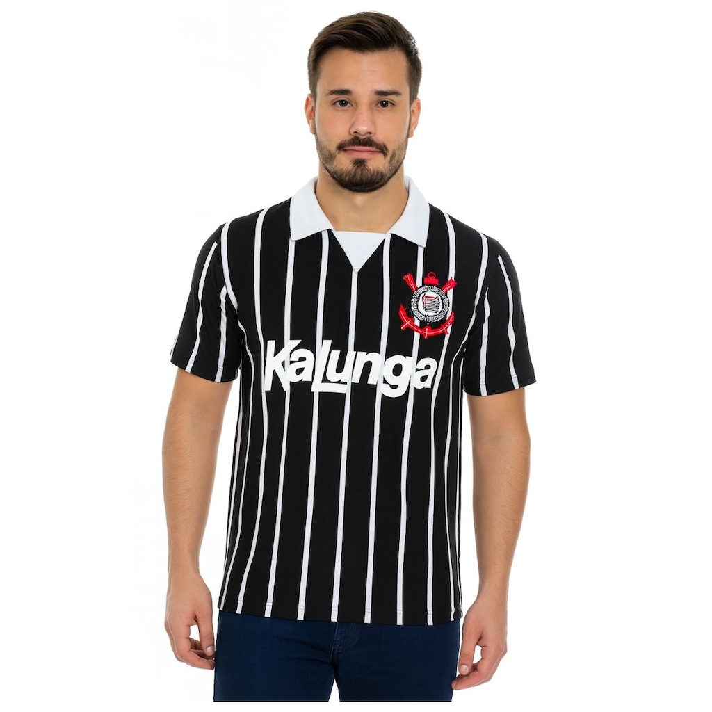 Imagem 1 do produto Camisa do Corinthians Oficial Kalunga Retrô - Masculina