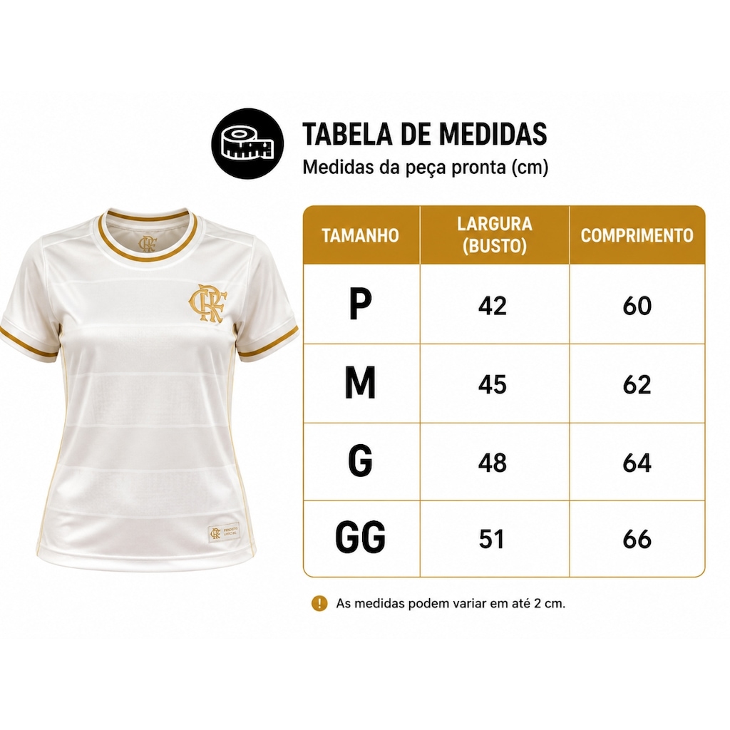 Imagem 5 do produto Camisa do Flamengo Jacquard Oficial - Feminina
