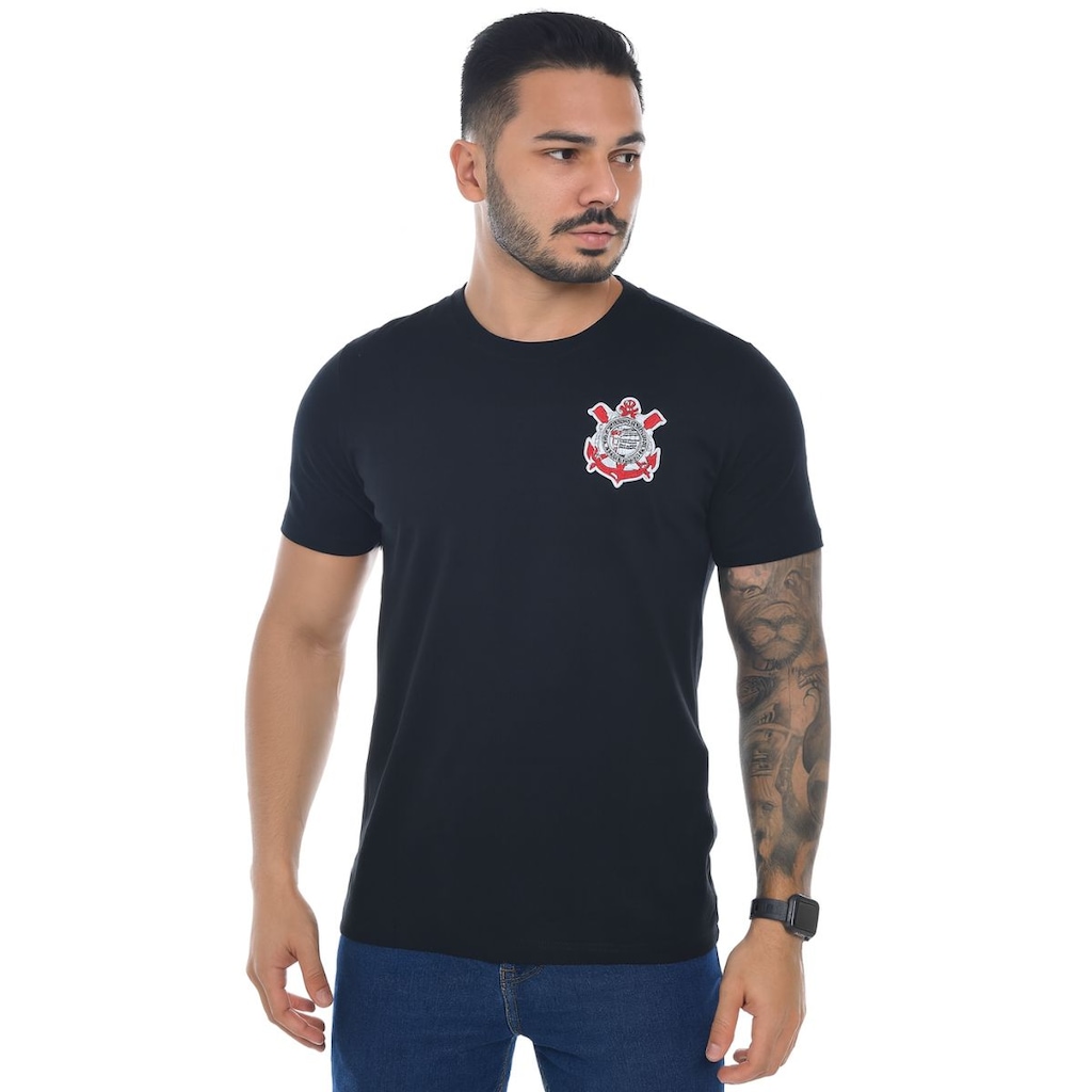 Imagem 1 do produto Camisa do Corinthians Torcedor em Algodão - Masculina