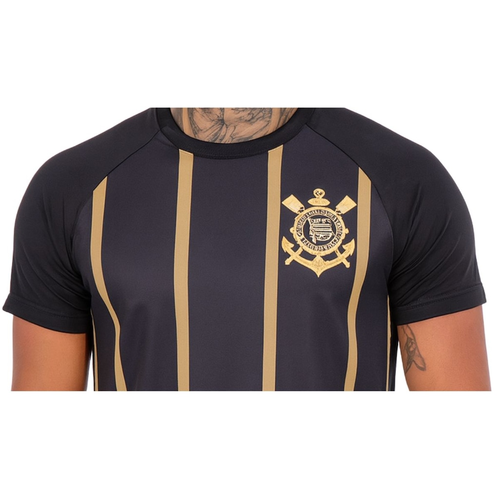 Imagem 2 do produto Camiseta do Corinthians Listrada - Masculina