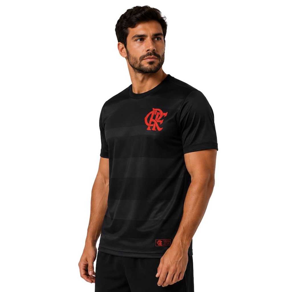 Imagem 1 do produto Camiseta do Flamengo Jacquard Dry Fit Licenciada - Masculina