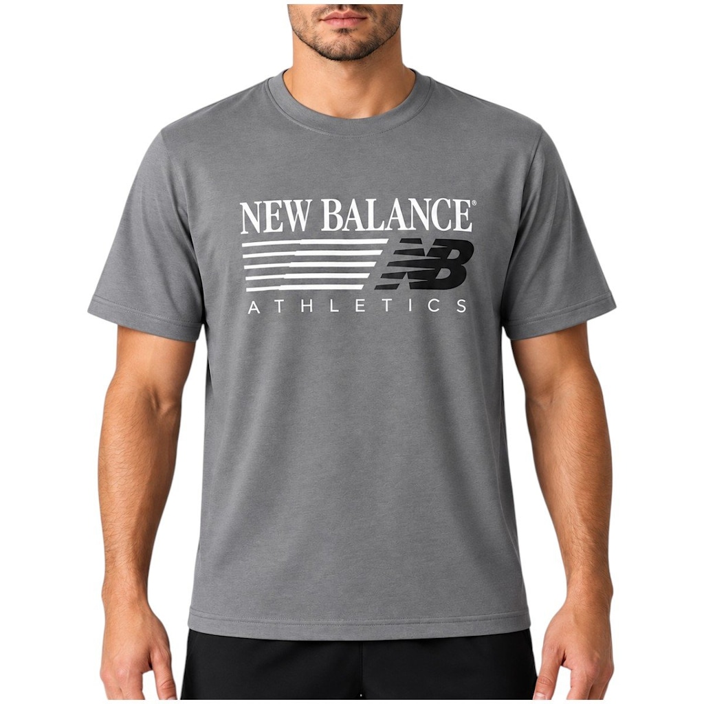 Camiseta New Balance Reimagined Graphic Masculina - Foto 1