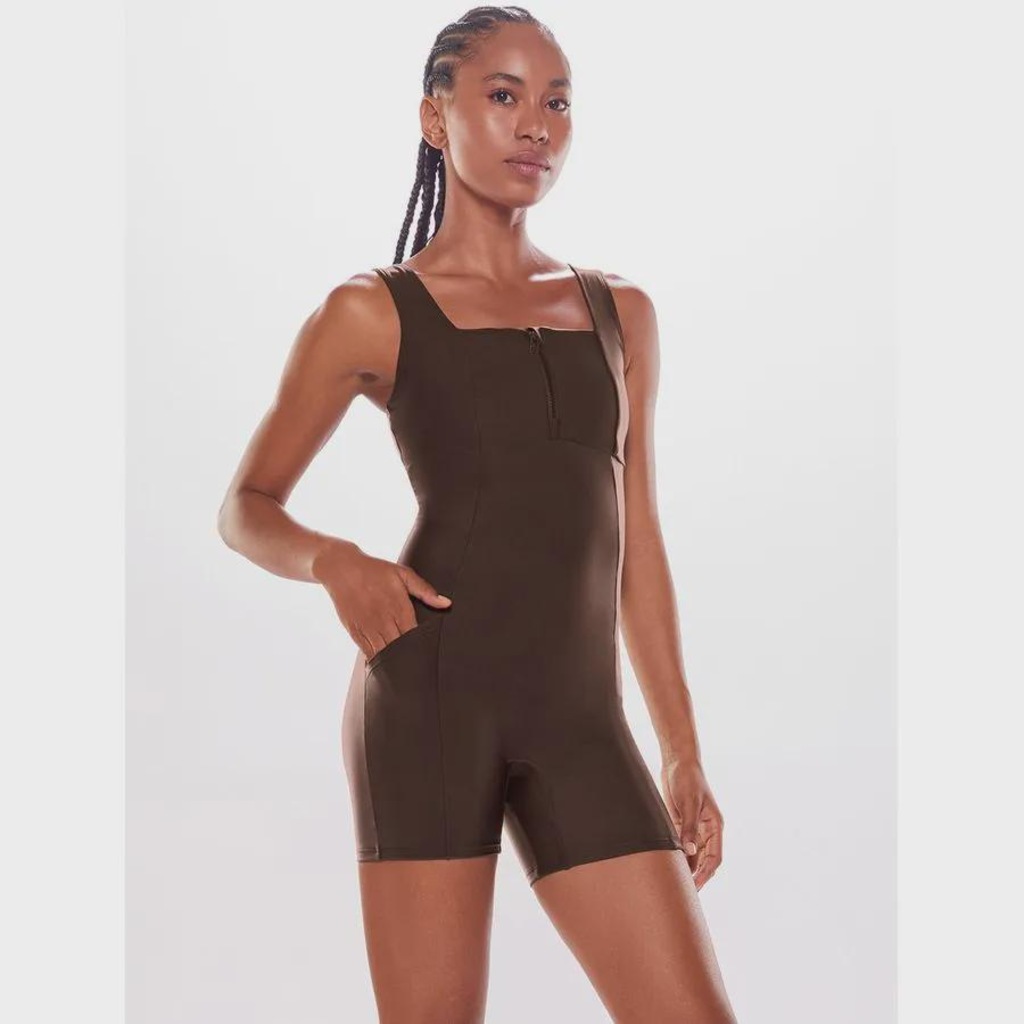 Imagem 1 do produto Macaquinho Body For Sure Liso 360 Neutral - Feminino