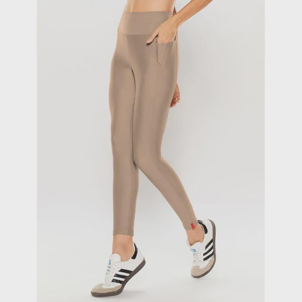 Imagem 3 do produto Calça Legging Body For Sure Lisa Cream - Feminina