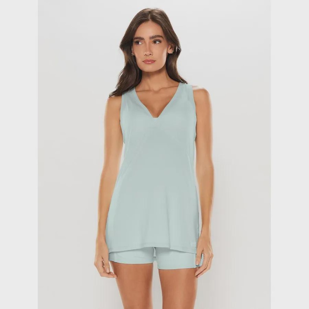 Imagem 1 do produto Camiseta Regata Body For Sure Lisa Ice - Feminina
