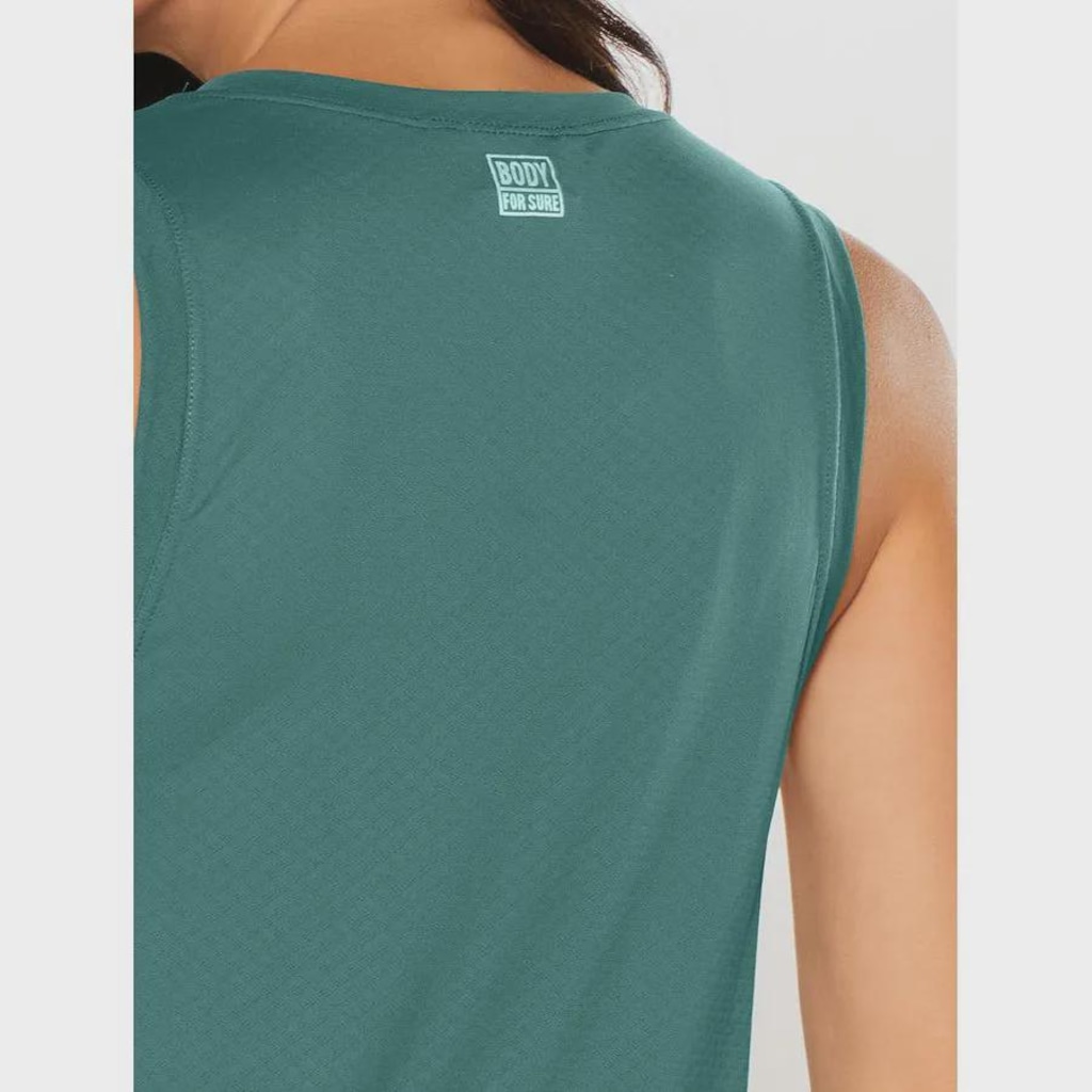 Imagem 5 do produto Camiseta Regata Body For Sure Lisa Essentials Colors - Feminina