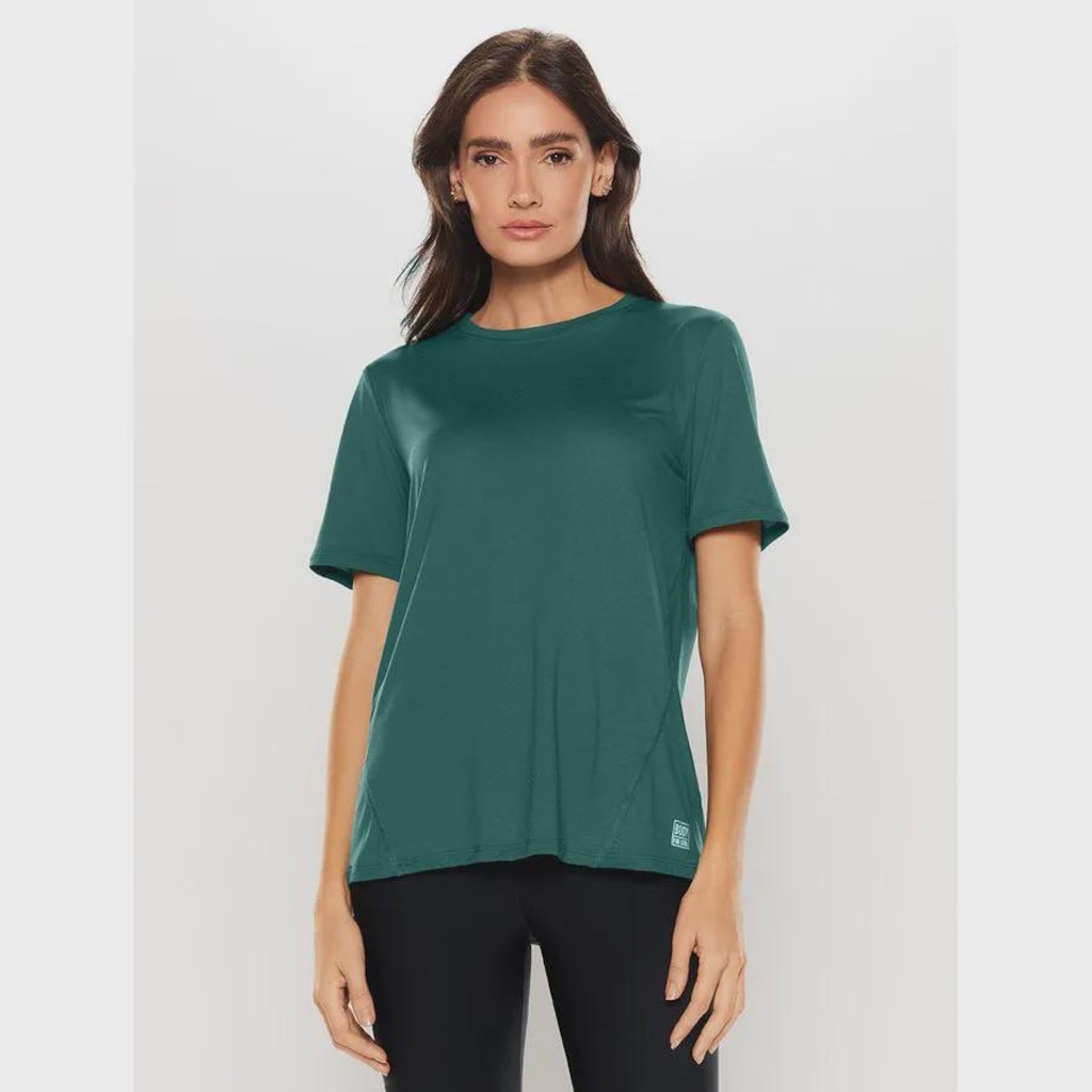 Imagem 1 do produto Camiseta Manga Curta Body For Sure Lisa Essentials Colors - Feminina
