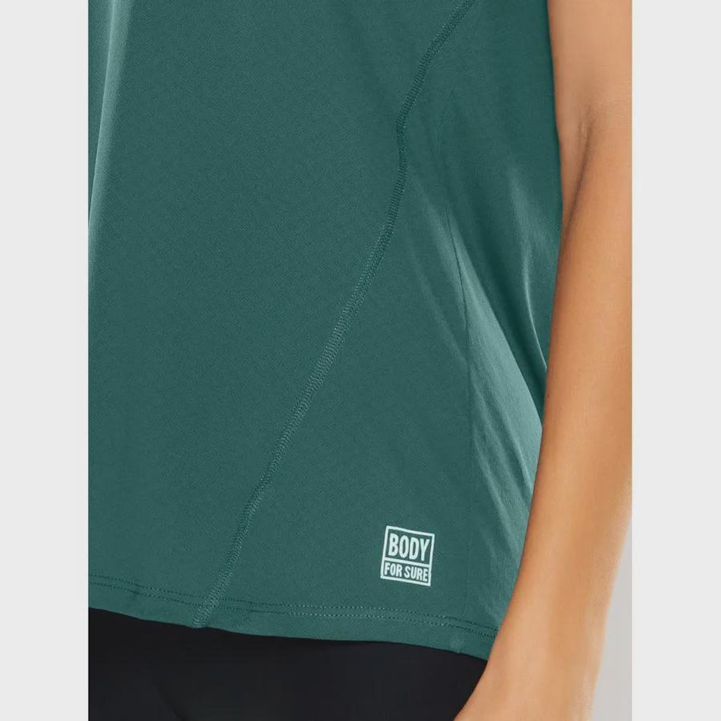 Imagem 4 do produto Camiseta Manga Curta Body For Sure Lisa Essentials Colors - Feminina