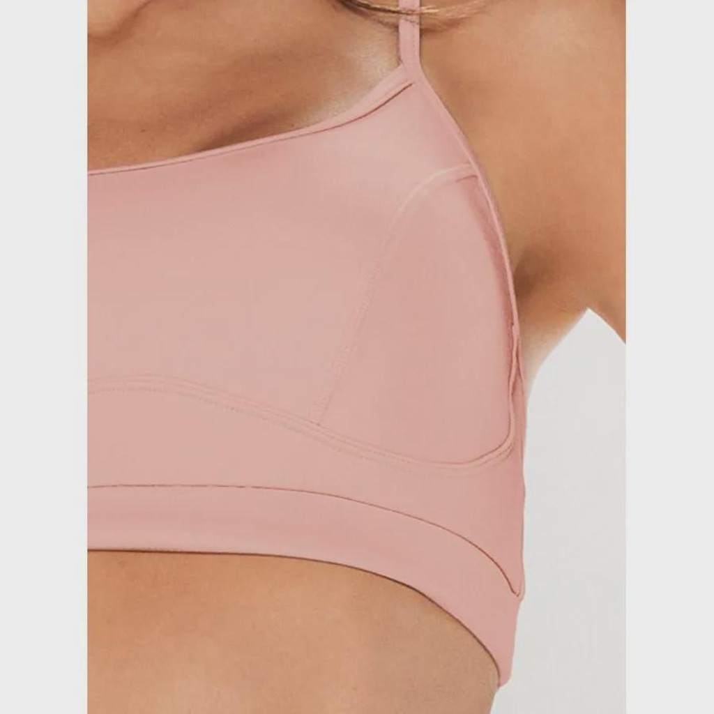 Imagem 4 do produto Top Alça Reta Fina Body For Sure Liso Blush - Feminino
