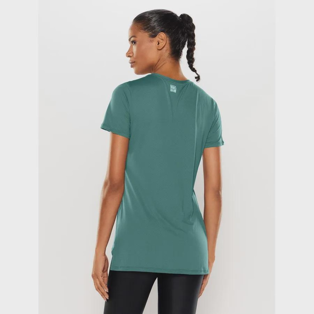 Imagem 2 do produto Camiseta Manga Curta Body For Sure Lisa Essentials Colors - Feminina