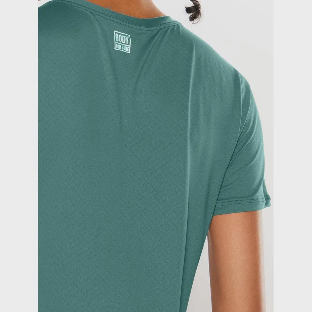 Imagem 4 do produto Camiseta Manga Curta Body For Sure Lisa Essentials Colors - Feminina