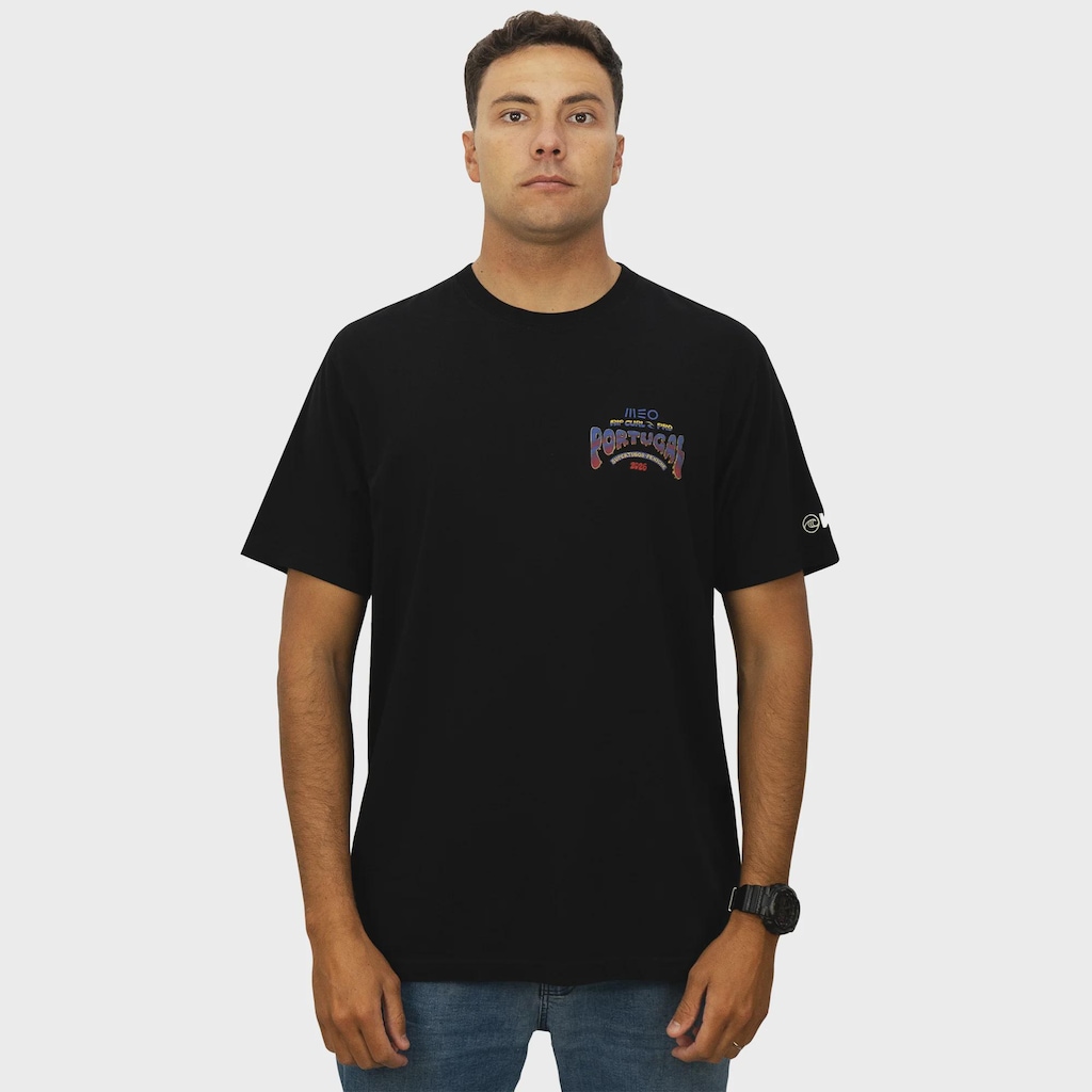 Imagem 1 do produto Camiseta Rip Curl Meo Peniche Pro 26 Event Black Importada - Masculina