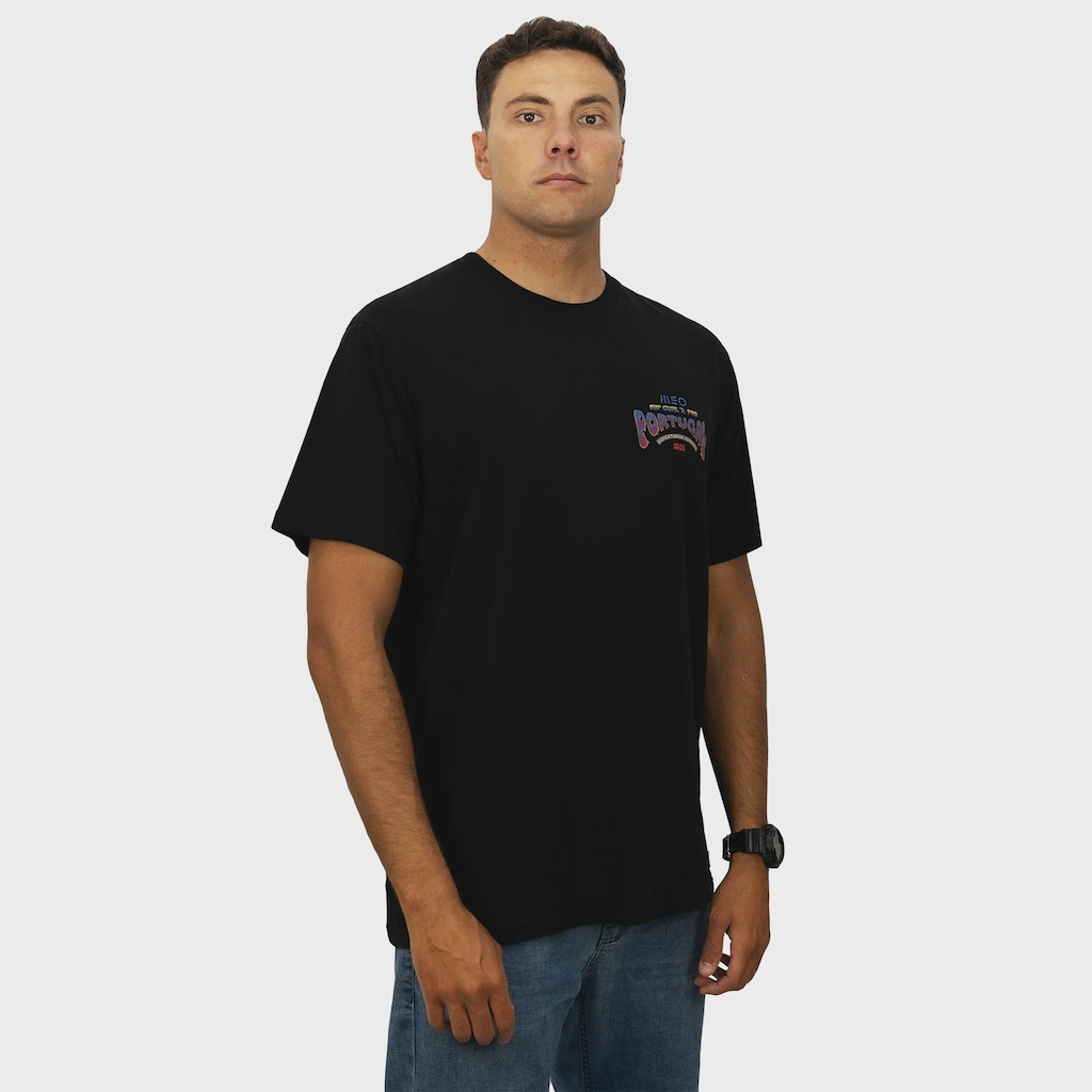 Imagem 4 do produto Camiseta Rip Curl Meo Peniche Pro 26 Event Black Importada - Masculina