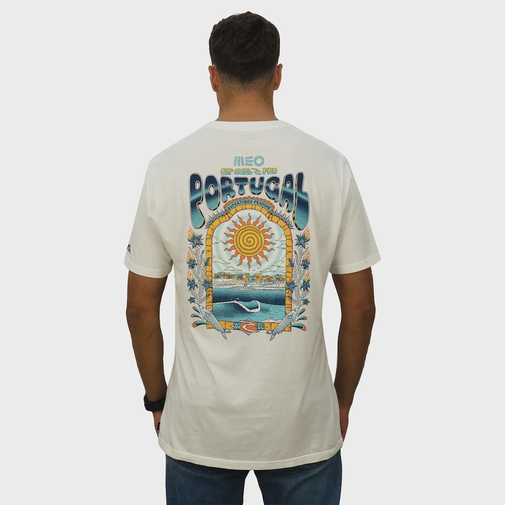 Imagem 5 do produto Camiseta Rip Curl Meo Peniche Pro 26 Event Bone Importada - Masculina