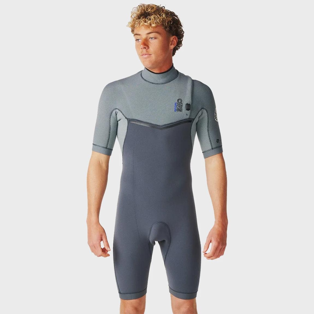 Imagem 4 do produto Short John Rip Curl Masculino E-Bomb Zip Free Charcoal Grey - 2/2mm