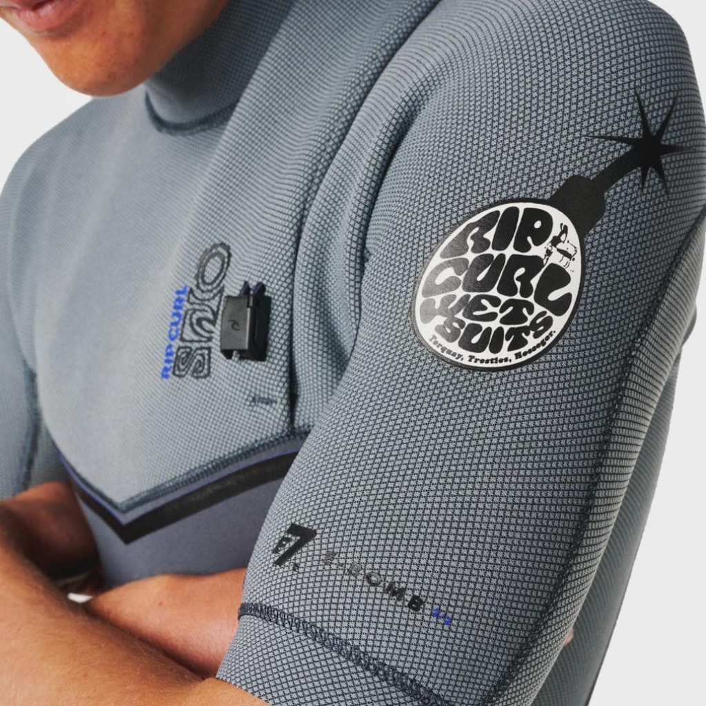 Imagem 5 do produto Short John Rip Curl Masculino E-Bomb Zip Free Charcoal Grey - 2/2mm