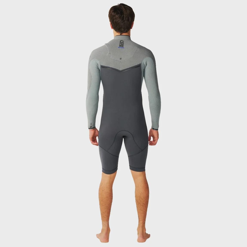 Imagem 4 do produto Short John Rip Curl Masculino E-Bomb Zip Free Manga Longa Charcoal Grey - 2/2 mm