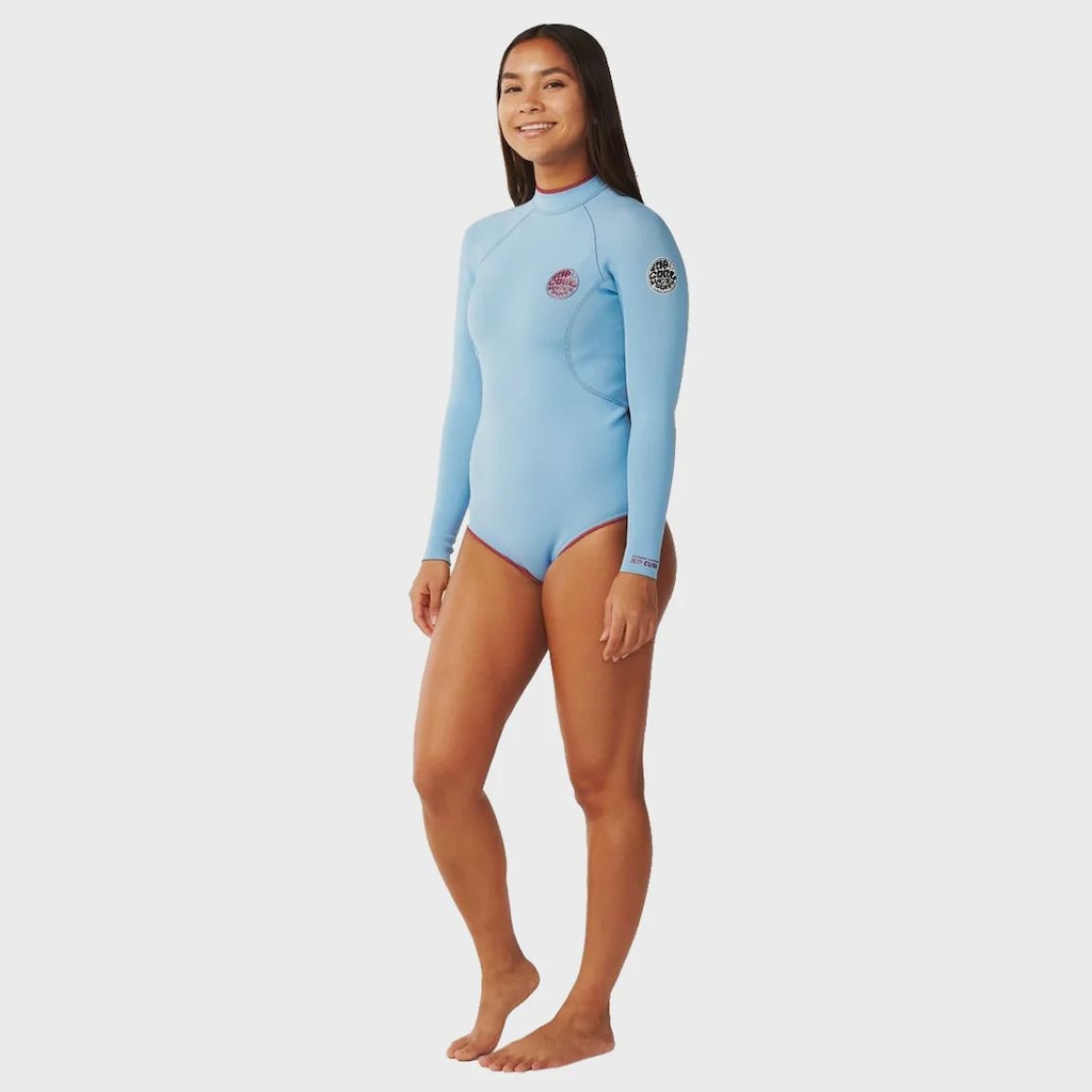 Imagem 1 do produto Short John Rip Curl Feminino G-Bomb Back Zip Light Blue - 1.5 mm