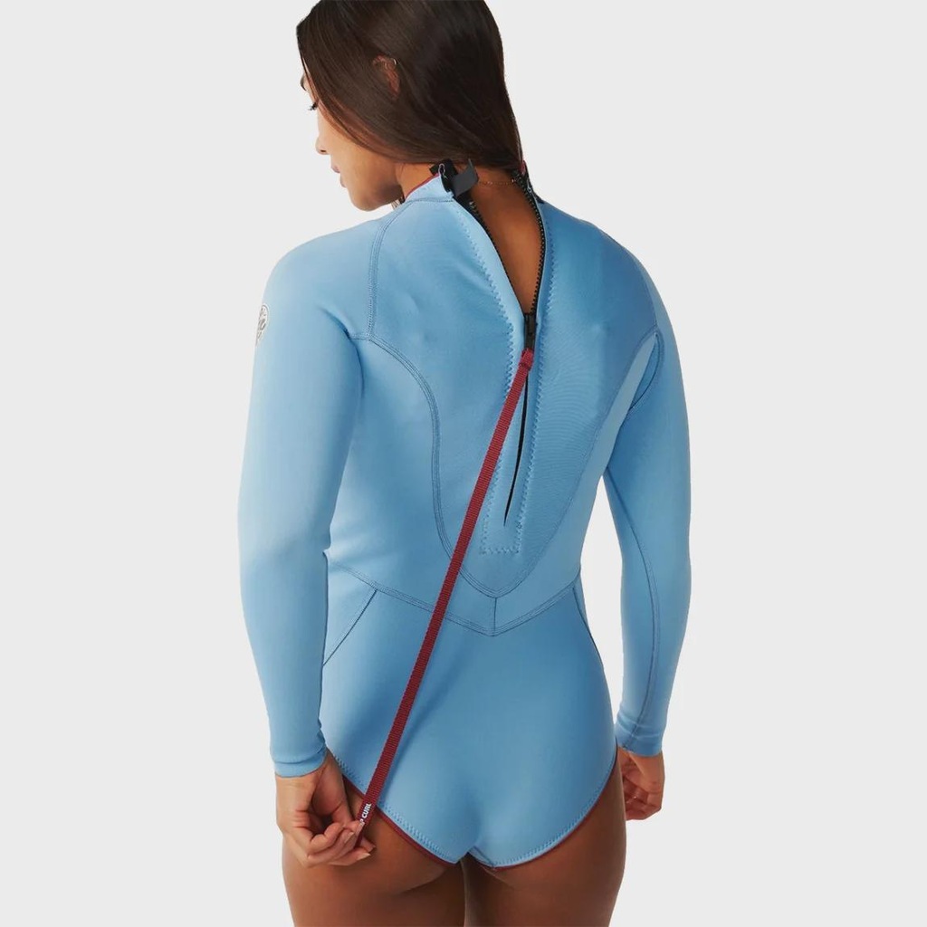 Imagem 4 do produto Short John Rip Curl Feminino G-Bomb Back Zip Light Blue - 1.5 mm