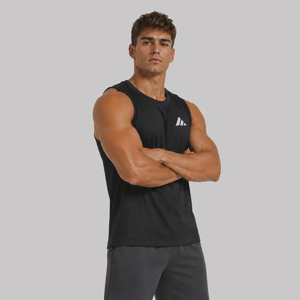 Imagem 2 do produto Camiseta Regata Masculina adidas 3 Stripes I