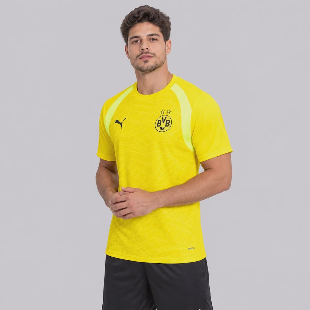 Imagem 2 do produto Camisa Borussia Dortmund Slim Puma Treino - Masculina