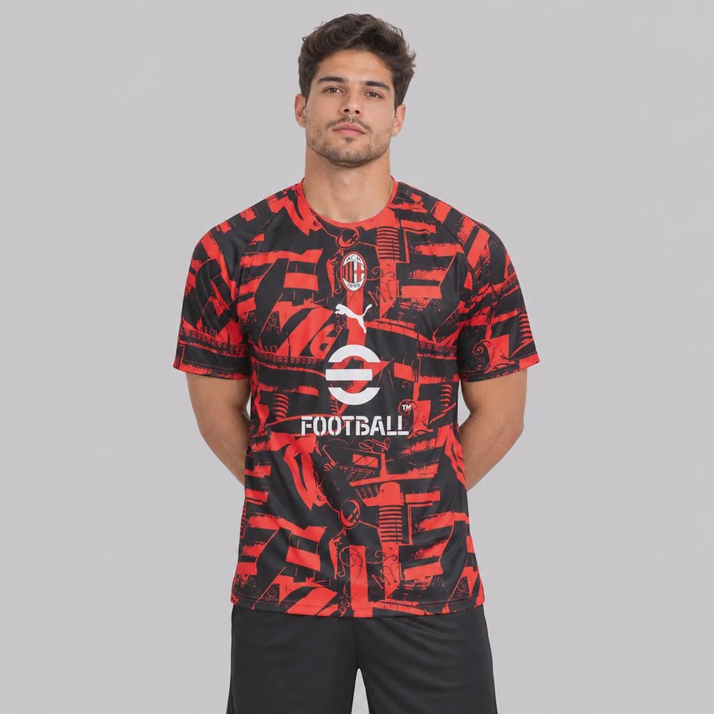Imagem 1 do produto Camisa AC Milan 2027 Puma Pré-Jogo Masculina
