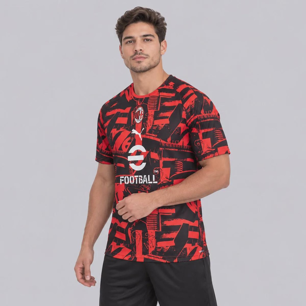 Imagem 2 do produto Camisa AC Milan 2027 Puma Pré-Jogo Masculina