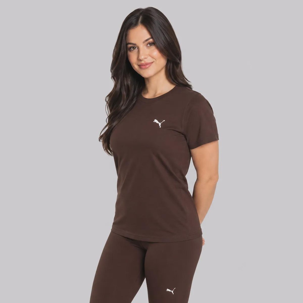 Imagem 2 do produto Camiseta Puma Wardrobe Ess Slim Tee Feminina