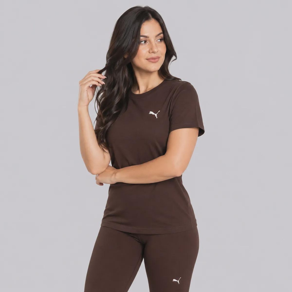 Imagem 3 do produto Camiseta Puma Wardrobe Ess Slim Tee Feminina