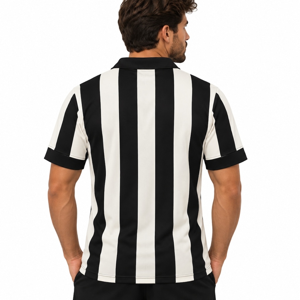 Imagem 5 do produto Camisa Polo do Corinthians Retrô Listrada Coimbra - Masculina