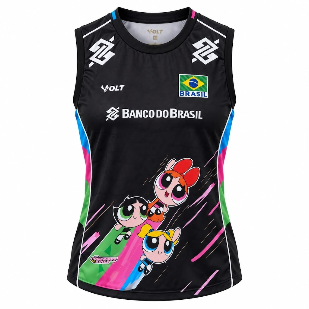 Imagem 2 do produto Camiseta Regata do Brasil Vôlei Volt Meninas Super Poderosas 2026 - Feminina