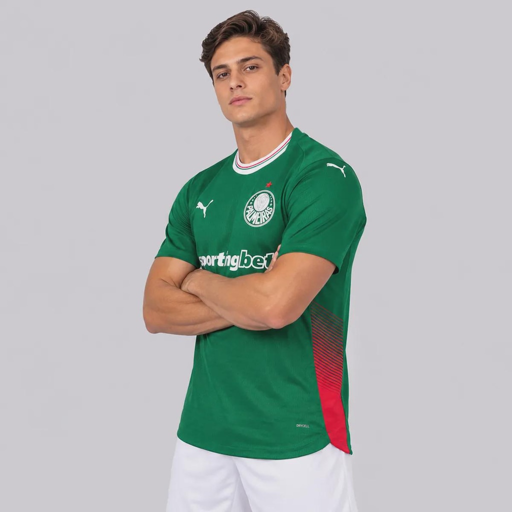 Imagem 2 do produto Camisa do Palmeiras I 26/27 Jogador Com Patrocínio Puma Masculina