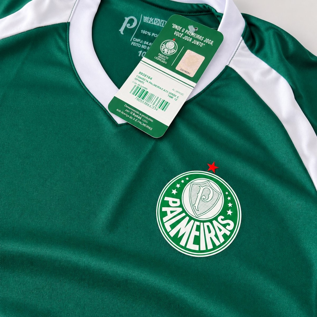 Imagem 3 do produto Camisa do Palmeiras Alviverde II Betel - Infantil