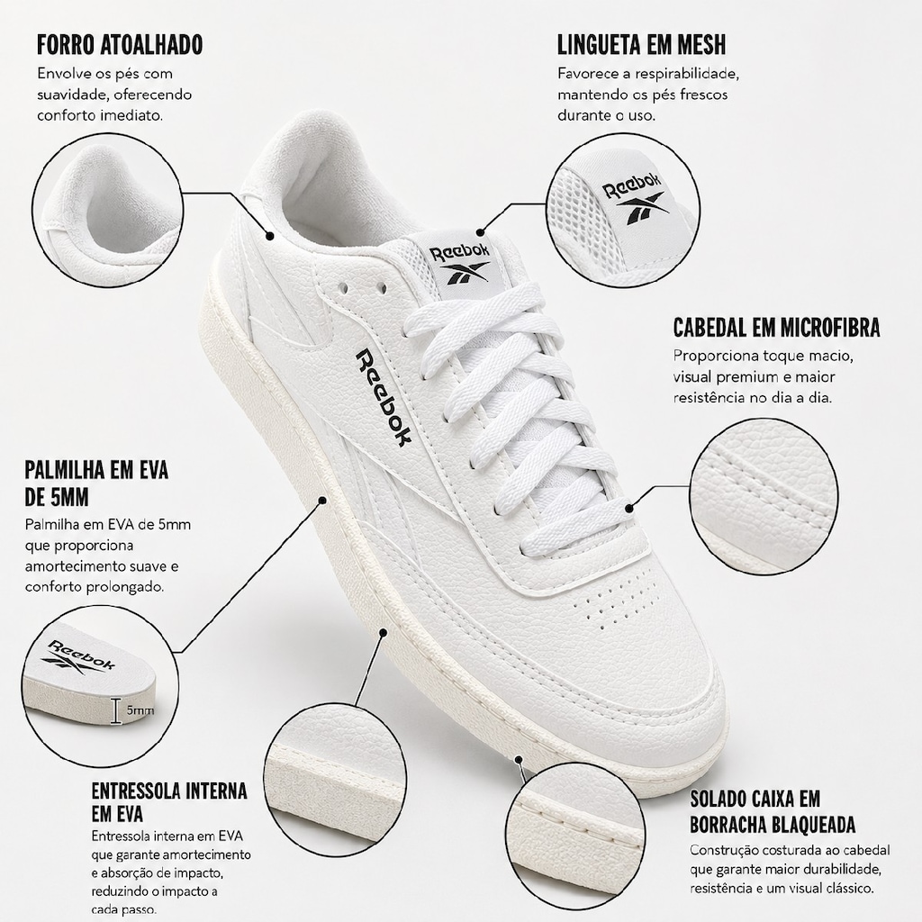 Imagem 2 do produto Tênis Masculino Reebok Ace