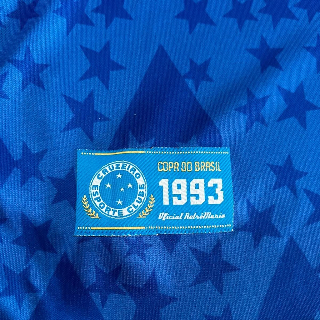Imagem 4 do produto Camisa Polo do Cruzeiro Retrô Copa do Brasil 1993 RetrôMania - Masculina
