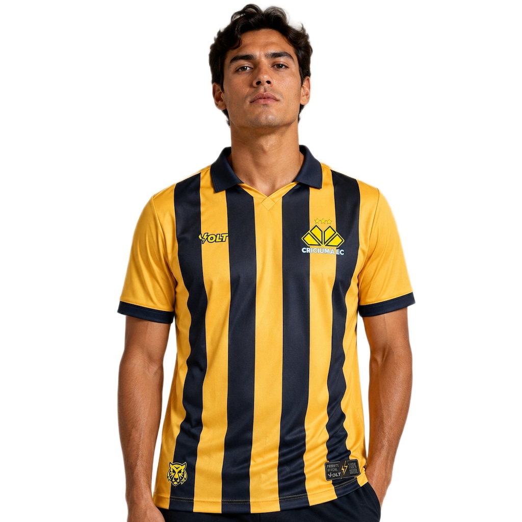Imagem 2 do produto Camisa Polo do Criciúma Volt 2026 Uniforme 3 - Masculina