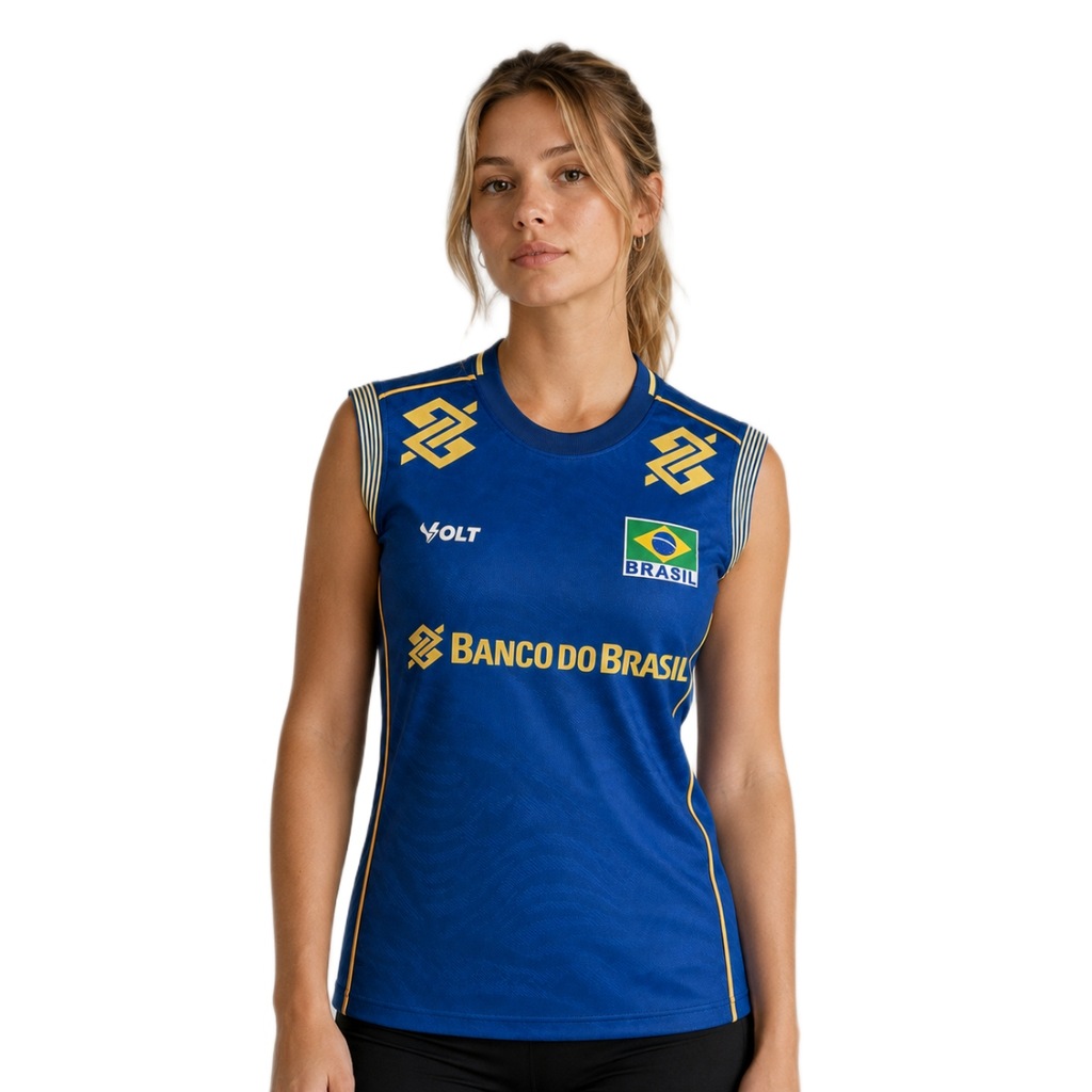 Imagem 2 do produto Camiseta Regata do Brasil Vôlei Volt 2026 Jogo 2 - Feminina
