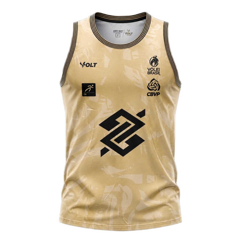 Imagem 1 do produto Camiseta Regata do Brasil Vôlei de Praia Volt 2026 Jogo 5 - Masculina