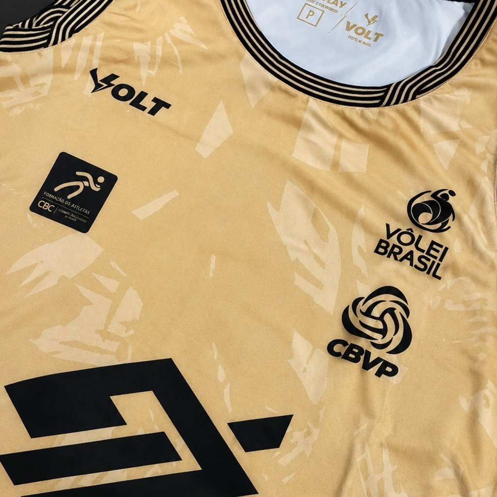 Imagem 3 do produto Camiseta Regata do Brasil Vôlei de Praia Volt 2026 Jogo 5 - Masculina