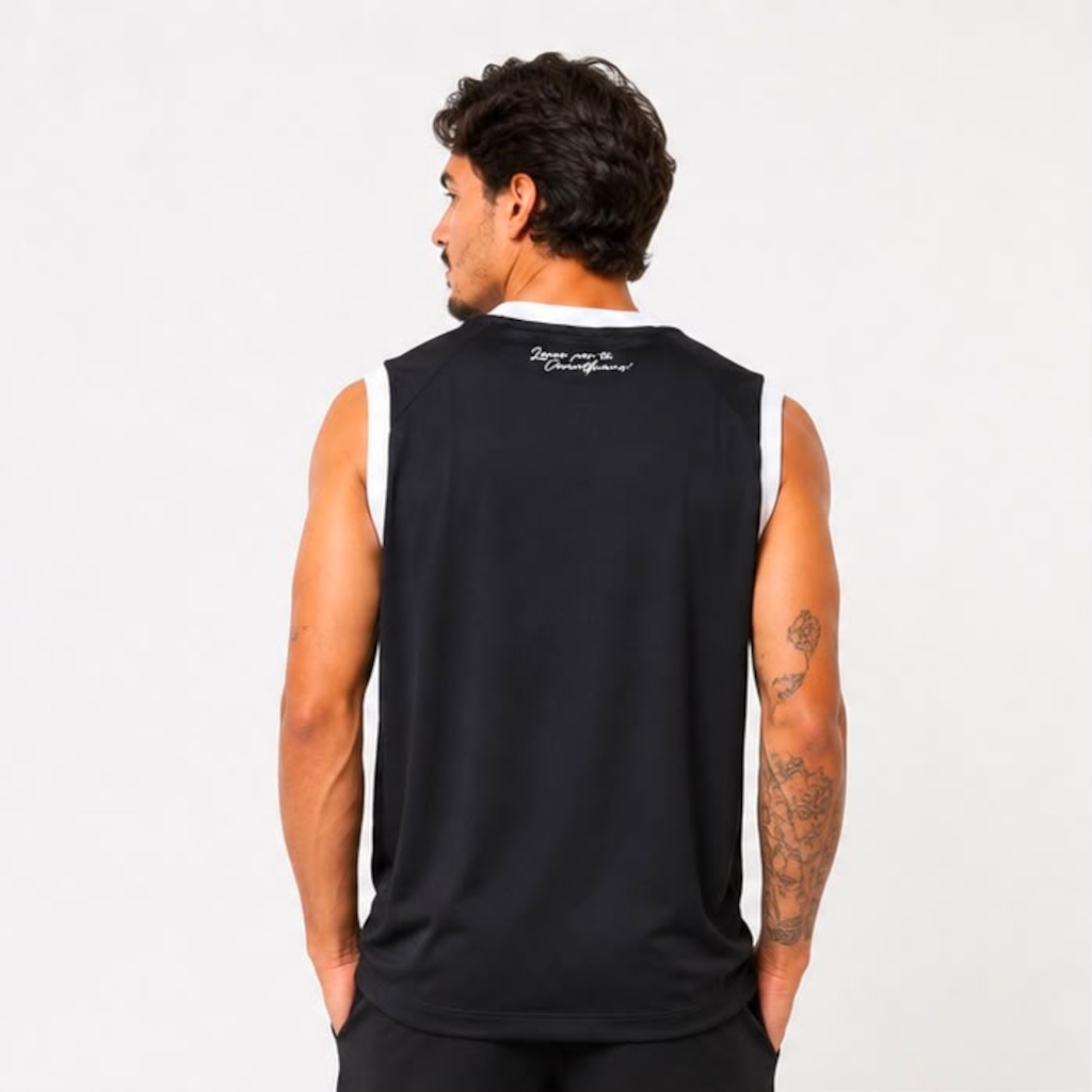 Imagem 4 do produto Camisa Regata do Corinthians Nós Classic Coimbra Listrada - Masculina