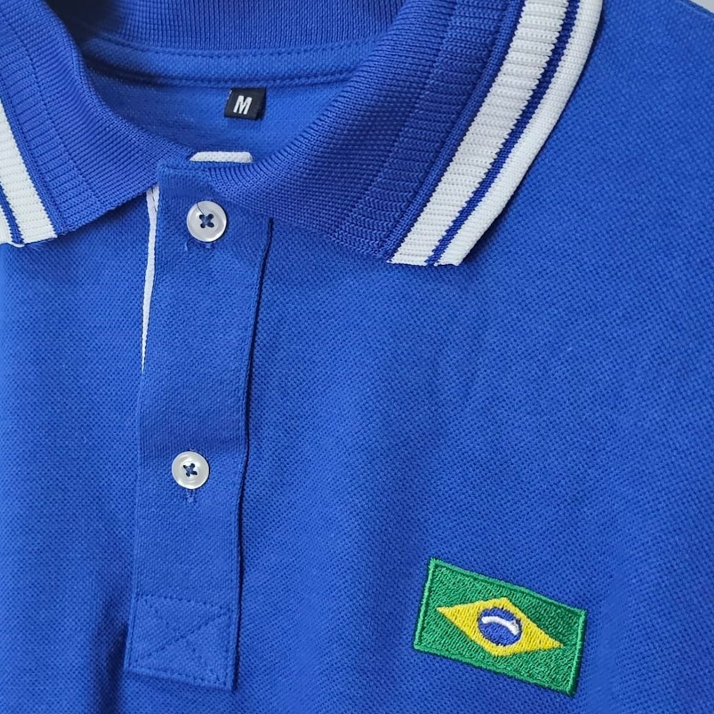 Imagem 3 do produto Camisa Polo do Brasil Piquet Olden Sports - Masculina