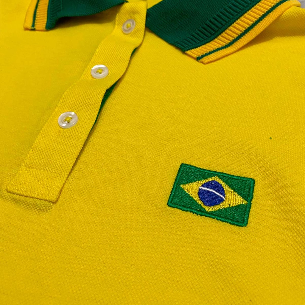 Imagem 4 do produto Camisa Polo do Brasil Piquet Olden Sports - Feminina