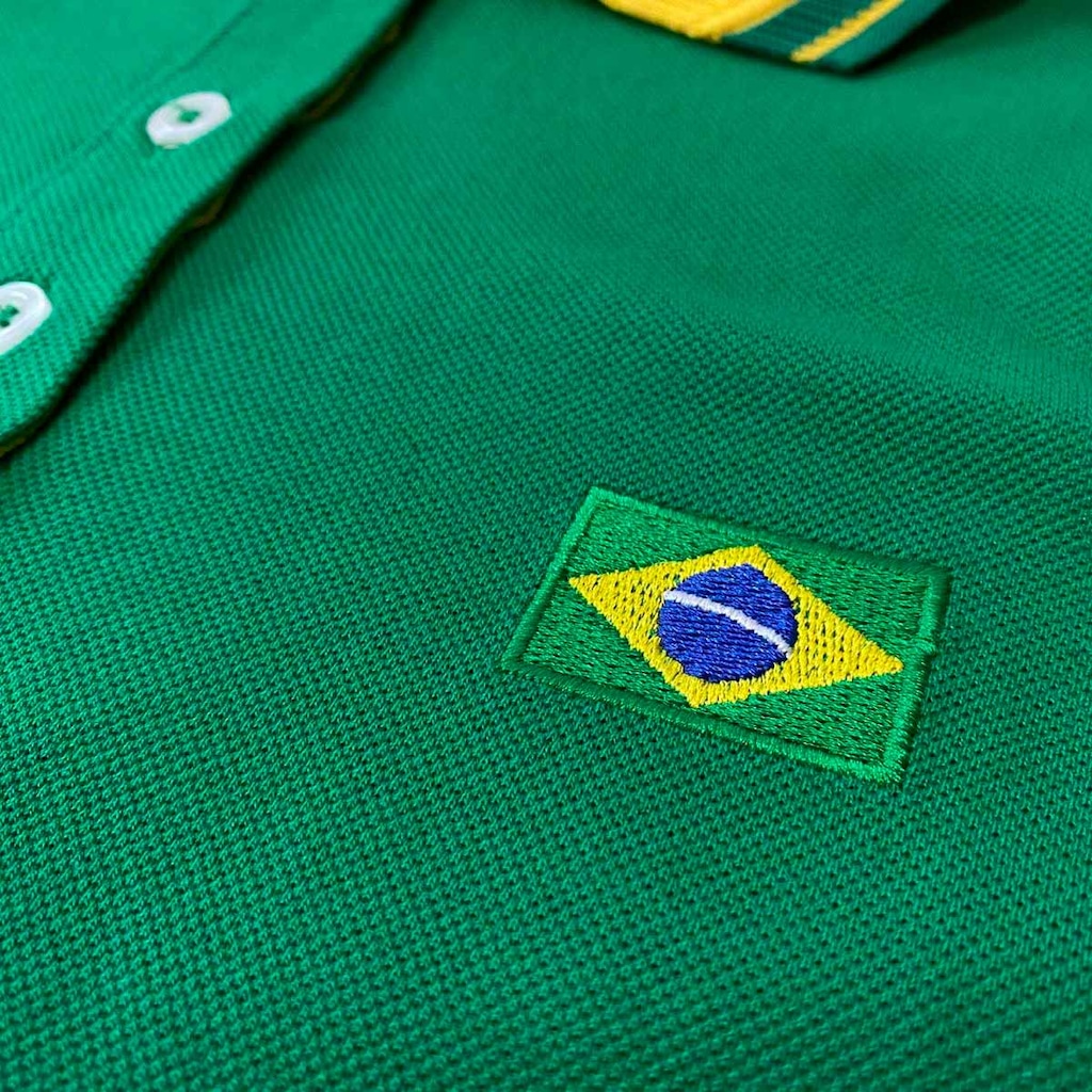 Imagem 4 do produto Camisa Polo do Brasil Piquet Olden Sports - Feminina